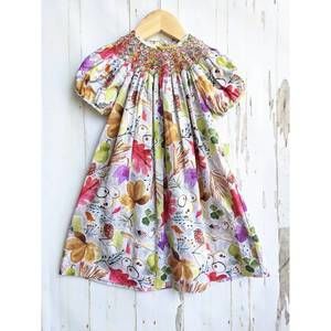 NEW LE' ZA ME girls fall smocked dress in fall